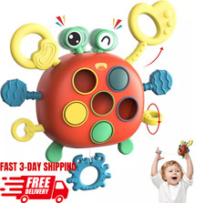 Baby Sensory Crab Toy Pull