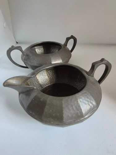 Vintage civic pewter hammered - civic,