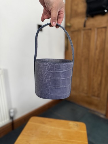 Staud bissett bucket bag blue - bag,