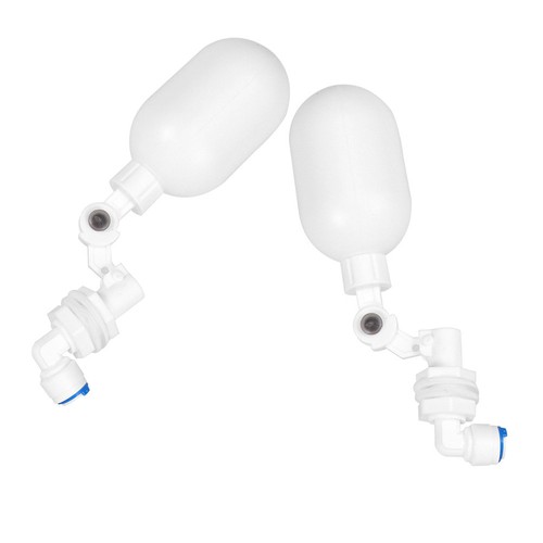 2pcs white plastic float - plastic,