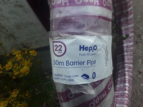 Hep2o 22mm pipe coil - , 50mtrs