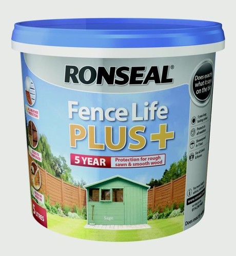 Ronseal fence life plus sage - ronseal,