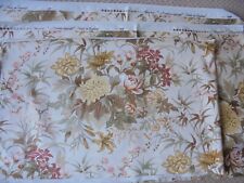 Vintage Amadour Crowson Fabric Remnants 3 large pieces Crafting Home Furnishings
