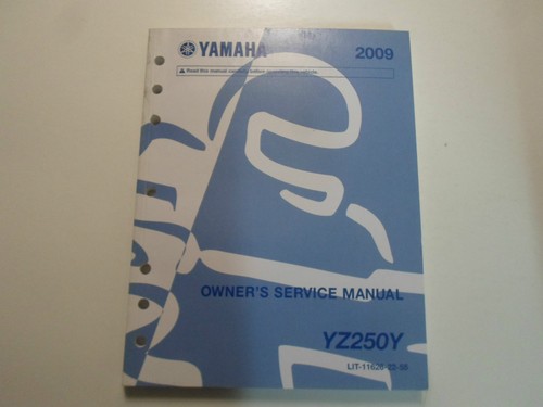 2009 yamaha yz250y owners - yamaha,