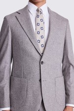 Moss Bros Tailored Fit Taupe