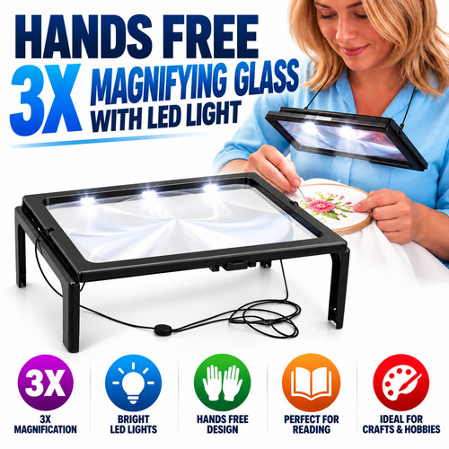 Magnifying cellophane - 3, x