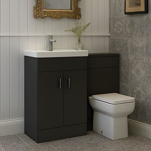 Soft black compact slim - black, vanity