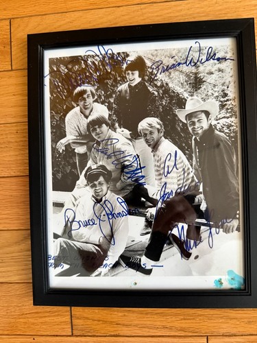 Beach boys autographed 8x10 - beach,