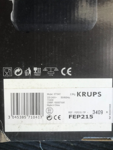 Krups toaster two slice - two, colour