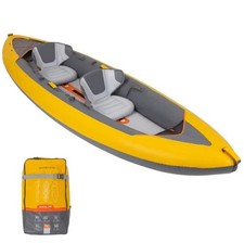 Kayak 2 Person Itiwit X100 Inflatable Lightweight Easy Carry Raised Seats Yellow