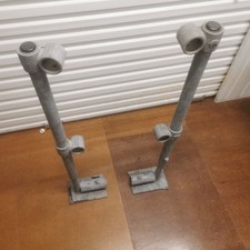 Mezzanine Floor Handrail Posts Key Clamp Tubes Steel Scaffold Poles 48mm 35pcs