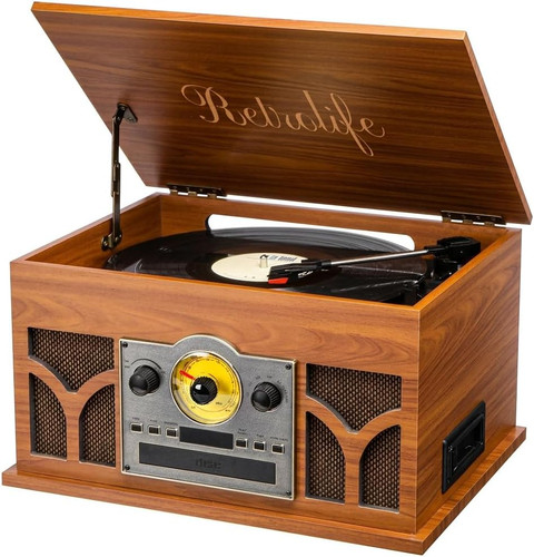 1 record player with - ®,