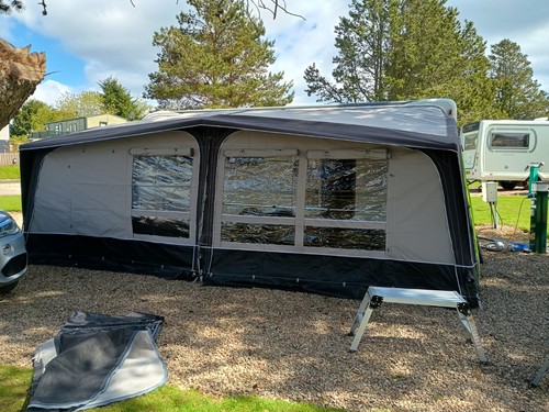Caravan awning immaculate - caravan, awning.