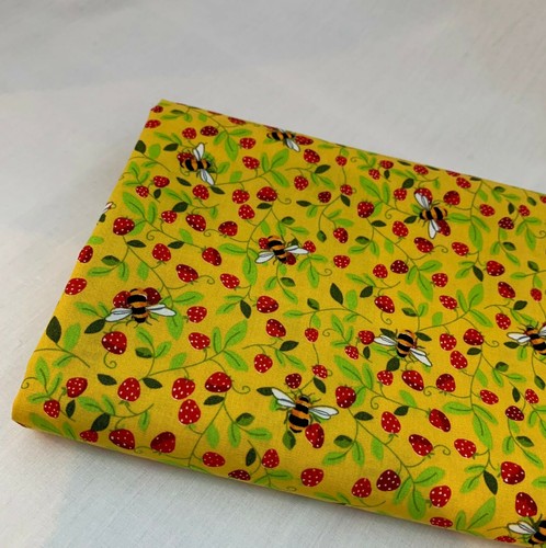 Bumble bee strawberry - &, print