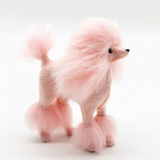 4 Inch Mini Poodle Animal Simulation Dog Plush Doll Toy Ornament Home Decor Gift