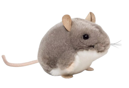 Teddy hermann grey mouse - hermann, plush