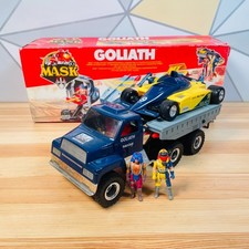 Vtg MASK Kenner Goliath with Nevada Rushmore & Matt Trakker Figures with Box
