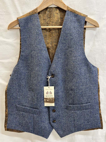 Mens blue shetland tweed - shetland,