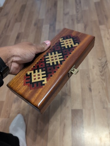 Tunbridge ware box - tunbridge,
