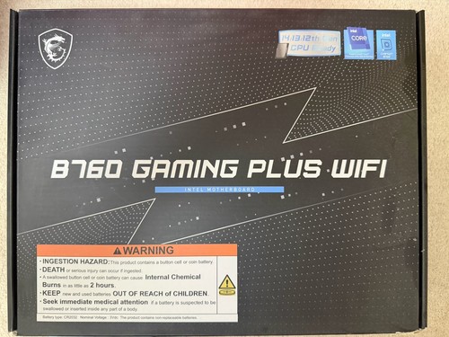 Msi b760 gaming plus - plus, ddr5
