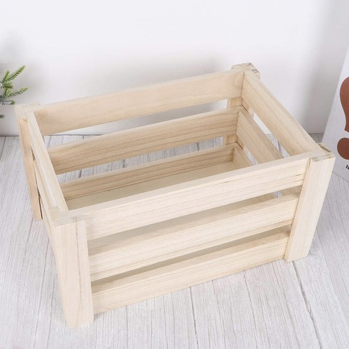 Wooden crate storage - storage, boxes