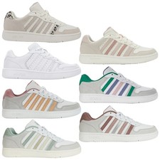 K-Swiss Ladies Court Palisades Trainers 2025 Vintage Style Classic Leather Shoes