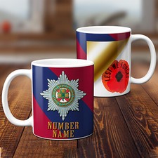Personalised irish guards mug - personalised,