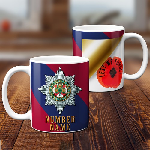 Personalised irish guards mug - irish,