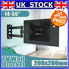 LCD LED Corner TV Wall Bracket For 26 30 32 40 42 47 50" Tilt Swivel Universal