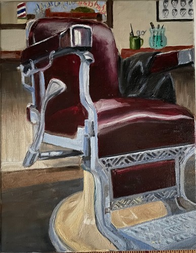 Original oil painting vintage - oil,