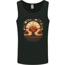 Apocalyptic Time Bomb Climate Change Gothic Mens Vest Tank Top