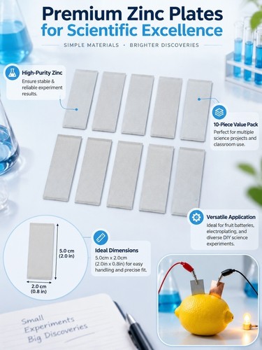 Pcs zinc anode sheet - 10,