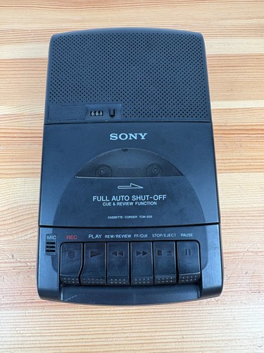 Faulty sony cassette corder - faulty,