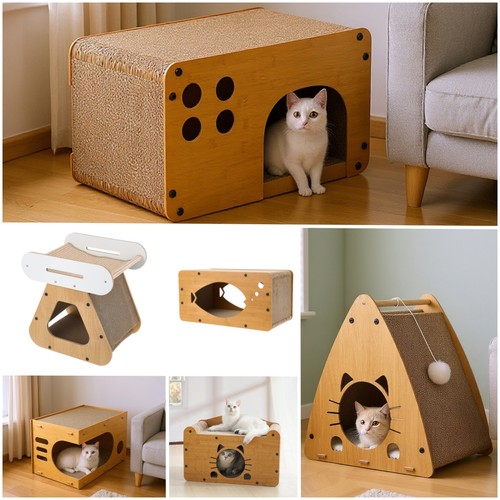 Pet cat scratcher lounge bed - scratcher,