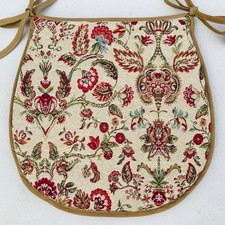 WILLIAM MORRIS TAPESTRY WEAVE TIE ON CHAIR SEAT PADS, FOR SEATS APPROX. 14"X 14"