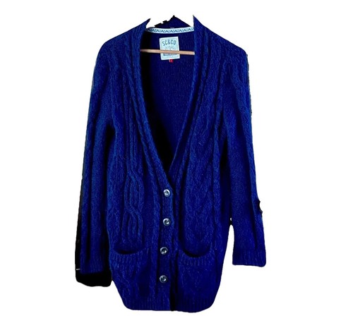 Soulcal blue chunky cable - blue,