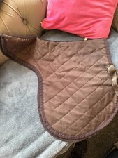 Brown thin Numnah - Full 