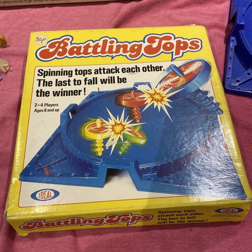 Vintage battling tops board - vintage, 'battling
