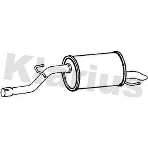 Exhaust rear back box - exhaust,