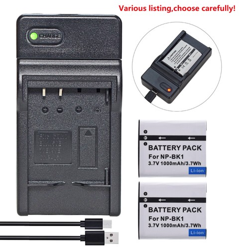 Bk1 battery charger - np-bk1, for