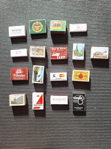 Vintage match boxes x17 - boxes,