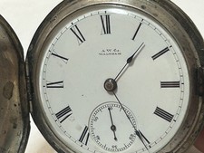 A.W. Co. Waltham Coin Silver