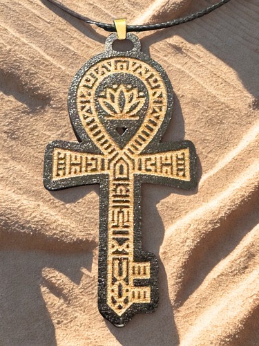 Ankh cross large wooden - ankh,