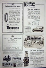 Original Old Vintage Print