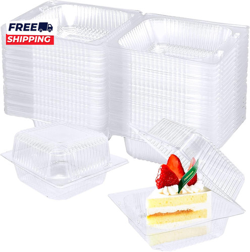 100 pack clear plastic square - pack,