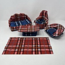 Vintage 1970s Inflatable Barbie Doll Furniture Lounge Set, Blow Up Sofa, Chairs