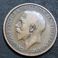 1925 HALFPENNY  1/2d BRITISH