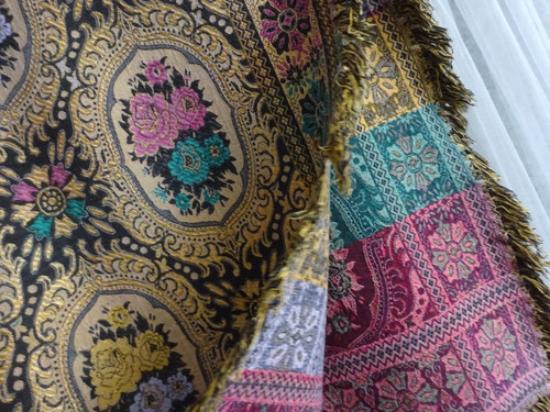 Vintage floral jacquard - vintage,