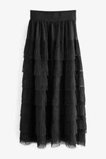 Next Mesh Tulle Midi Skirt