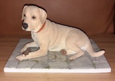 Large Sherratt & Simpson Model of a Golden Yellow Labrador Dog with Stick 55694